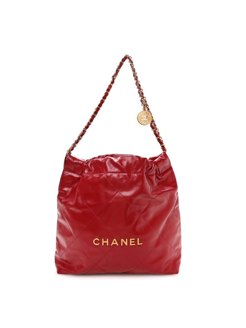 Shiny Calfskin Quilted Small Chanel 22 #368224C44B